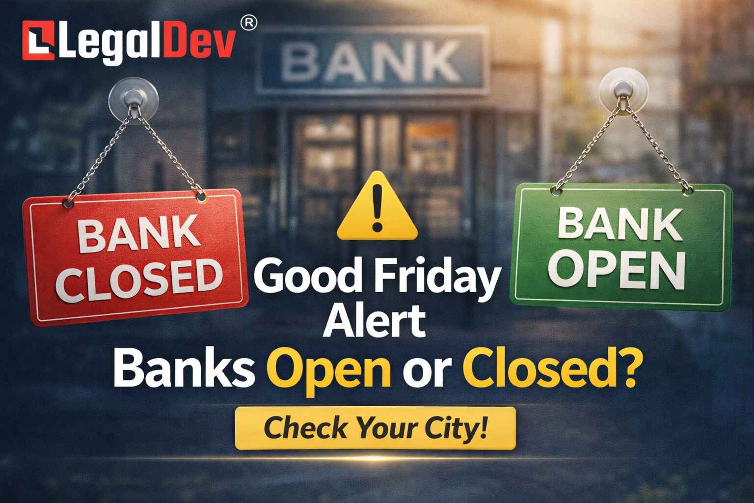 Bank Holiday Today 3 April 2026: Are Banks Open or Closed on Good Friday?